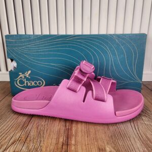 Chaco Chillos Sandals Kids Size 5 M Pink Casual Adjustable Strap Comfort Slides